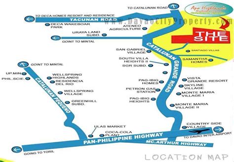 zip code of catalunan grande davao city|Catalunan Grande Barangay Hall Map .